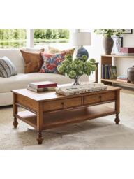 Pottery Barn Summerville Coffee Table, Tuscan Brown - thumbnail 2