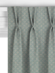 John Lewis Trace Wood Block Made to Measure Curtains or Roman Blind, Duck Egg - thumbnail 5