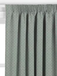 John Lewis Trace Wood Block Made to Measure Curtains or Roman Blind, Duck Egg - thumbnail 2