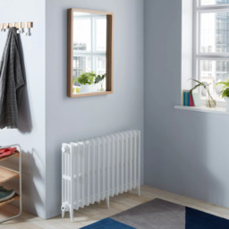 John Lewis Rounded Corners Wood Frame Wall Mirror, 54 x 79cm, Oak - thumbnail 5