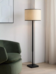 John Lewis Serenity Natural Woven Floor Lamp - thumbnail 2