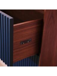The Conran Shop Pillar Sideboard, Walnut/Navy - thumbnail 6