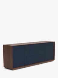 The Conran Shop Pillar Sideboard, Walnut/Navy - thumbnail 3