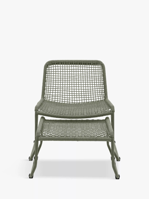 Gallery Direct Sassano Garden Lounge Chair & Footstool - image 1