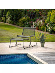 Gallery Direct Sassano Garden Lounge Chair & Footstool - thumbnail 3