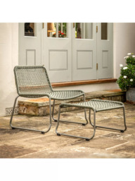 Gallery Direct Sassano Garden Lounge Chair & Footstool - thumbnail 4