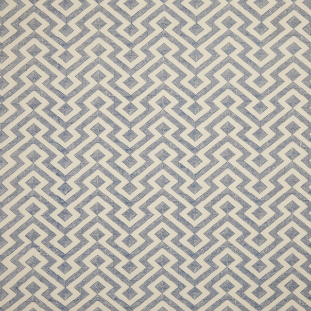 John Lewis Meeko Made to Measure Curtains or Roman Blind, Indian Blue - image 1
