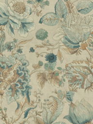 Clarke & Clarke Sissinghurst Made to Measure Curtains or Roman Blind, Eau de Nil - thumbnail 1