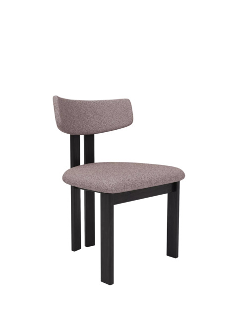 John Lewis Aksel Dining Chair, Black Leg, Everest Shale - image 1