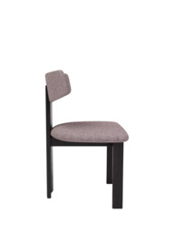 John Lewis Aksel Dining Chair, Black Leg, Everest Shale - thumbnail 5
