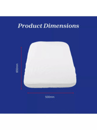 Chicco Next2Me Terry Cloth Mattress Cover, White - thumbnail 4