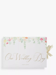 John Lewis Floral Wedding Photo Album, Multi - thumbnail 1