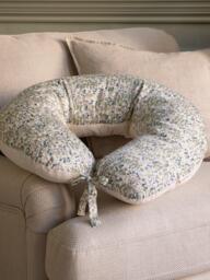 Avery Row Cotton Nursing Pillow, Riverbank - thumbnail 2