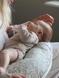 Avery Row Cotton Nursing Pillow, Riverbank - thumbnail 3