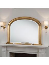 Yearn Arched Gilt Frame Overmantel Wall Mirror, 79 x 112cm - thumbnail 1