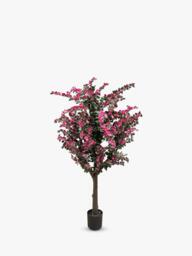 Vistafolia Artificial Large Amalfi Bloom Bougainvillaea Tree & Pot, H150cm, Pink - thumbnail 1