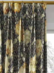 Clarke & Clarke Camile Made to Measure Curtains or Roman Blind, Chartreuse/Charcoal - thumbnail 4