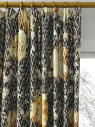 Clarke & Clarke Camile Made to Measure Curtains or Roman Blind, Chartreuse/Charcoal - thumbnail 2