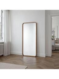 Yearn Sherwood Solid Oak Wood Frame Full-Length Wall Mirror, 180 x 80cm, Walnut - thumbnail 5