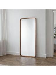Yearn Sherwood Solid Oak Wood Frame Full-Length Wall Mirror, 180 x 80cm, Walnut - thumbnail 2