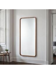 Yearn Sherwood Solid Oak Wood Frame Full-Length Wall Mirror, 180 x 80cm, Walnut - thumbnail 1