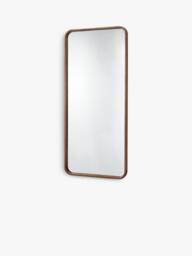 Yearn Sherwood Solid Oak Wood Frame Full-Length Wall Mirror, 180 x 80cm, Walnut - thumbnail 3