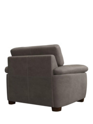 John Lewis Camden Leather Armchair, Dark Leg - thumbnail 4