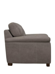 John Lewis Camden Leather Armchair, Dark Leg - thumbnail 3