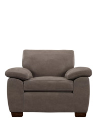 John Lewis Camden Leather Armchair, Dark Leg - thumbnail 5