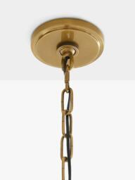 Pottery Barn Lucca Small Candelabra Ceiling Light, Brass - thumbnail 4