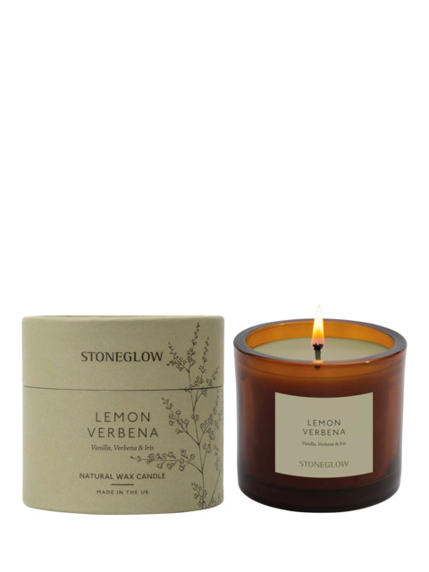 Stoneglow Lemon Verbena Scented Candle, 210g - image 1