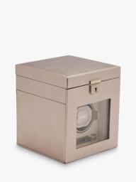 WOLF Palermo 1 Module Leather Watch Winder and Jewellery Box - thumbnail 2