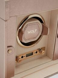 WOLF Palermo 1 Module Leather Watch Winder and Jewellery Box - thumbnail 5
