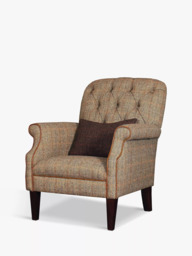 Tetrad Flynn II Armchair, Bracken with Brompton Tan Leather Piping - thumbnail 3