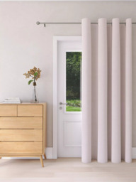 John Lewis Textured Weave Ultra Thermal Lined Eyelet Door Curtain - thumbnail 1