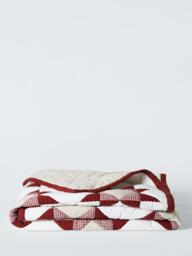 John Lewis Heartland Quilt, Red - thumbnail 4