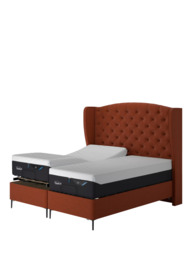 TEMPUR® Suffolk Slim Divan Adjustable Disc Upholstered Bed, Single - thumbnail 4