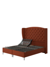 TEMPUR® Suffolk Slim Divan Adjustable Disc Upholstered Bed, Single - thumbnail 3