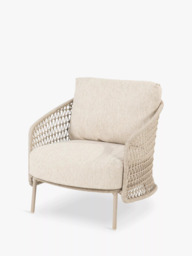 4 Seasons Outdoor Puccini Garden Living Chair, Latte - thumbnail 1