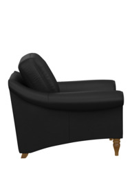 John Lewis Camber Leather Armchair, Light Leg - thumbnail 3