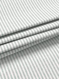 John Lewis Woven Stripe Flop-Over Tab Top Voile Panel - thumbnail 5
