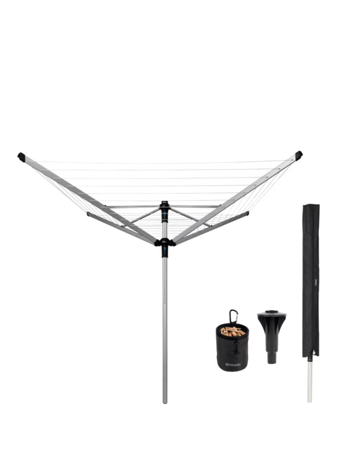 Brabantia Lift-O-Matic Advance Rotary Airer with Concrete Tube and Cover, 50m - image 1