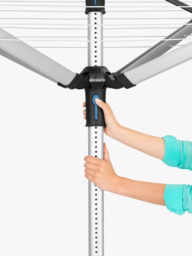 Brabantia Lift-O-Matic Advance Rotary Airer with Concrete Tube and Cover, 50m - thumbnail 2