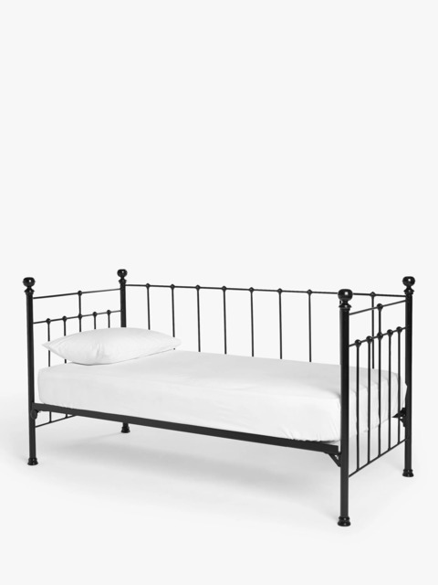 Wrought Iron And Brass Bed Co. Sophie Iron Day Bed Frame, Single - image 1