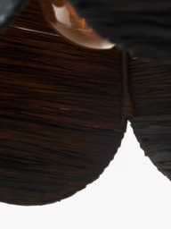 Pacific Petal Black Raffia Pendant Ceiling Light - thumbnail 6