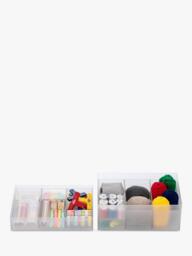 Like-it Nesting Organiser, Set of 4, Deep, White - thumbnail 5