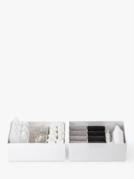 Like-it Nesting Organiser, Set of 4, Deep, White - thumbnail 2