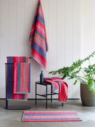 Margo Selby for John Lewis Faversham Towels, Red - thumbnail 5