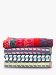 Margo Selby for John Lewis Faversham Towels, Red - thumbnail 3