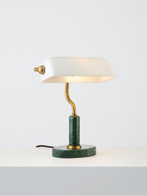 John Lewis Mabel Green Marble Base Desk Lamp, Green - image 1